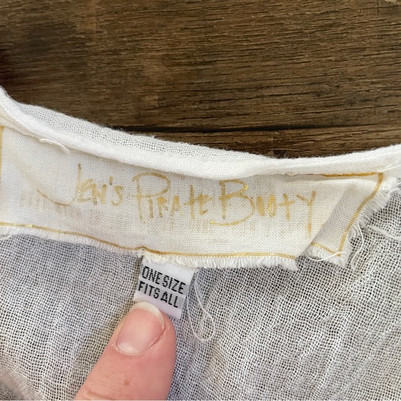 Jens Pirate Booty sheer white kaftan o/S - Picture 7 of 9